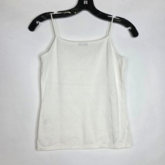 Wanko Vintage knit cami with embroidered flowers front - Picture 2 of 6